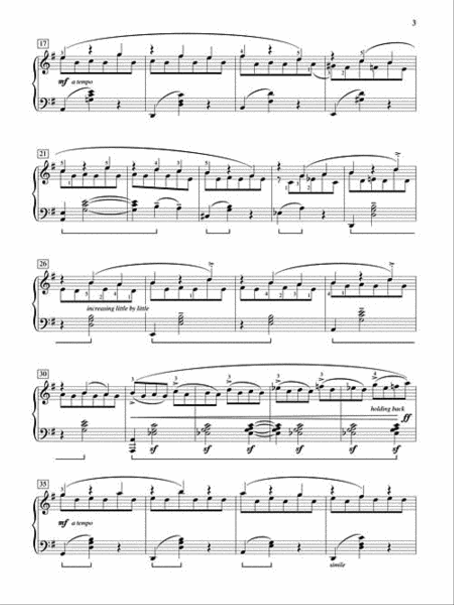 Portrait of Paris Piano Duet scores gallery preview page 3