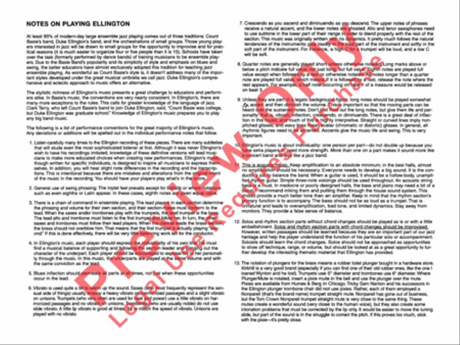 Sultry Sunset Sultry Sunset Jazz Ensemble scores gallery preview page 3