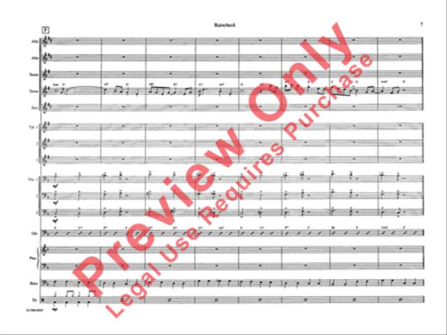 Raincheck Raincheck Jazz Ensemble scores gallery preview page 14