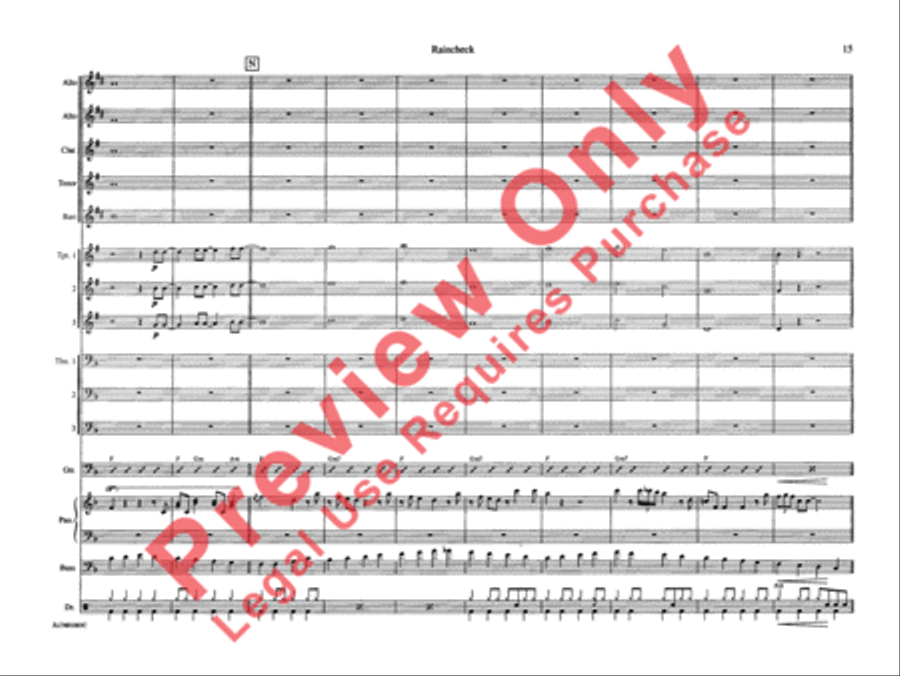 Raincheck Raincheck Jazz Ensemble scores gallery preview page 22