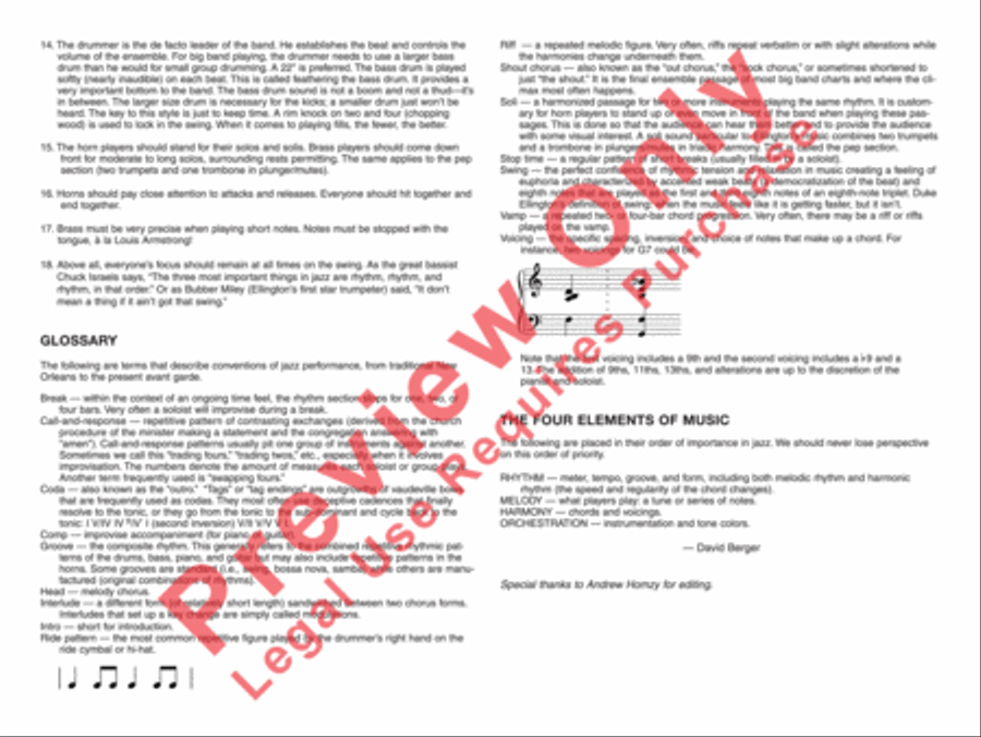 Raincheck Raincheck Jazz Ensemble scores gallery preview page 5