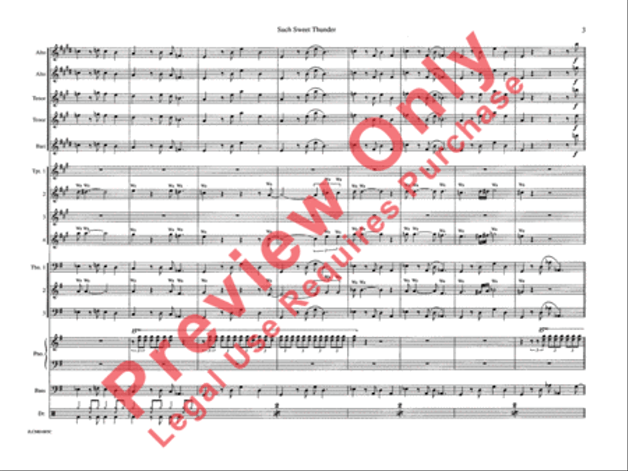 Such Sweet Thunder (from Such Sweet Thunder) Jazz Ensemble scores gallery preview page 8