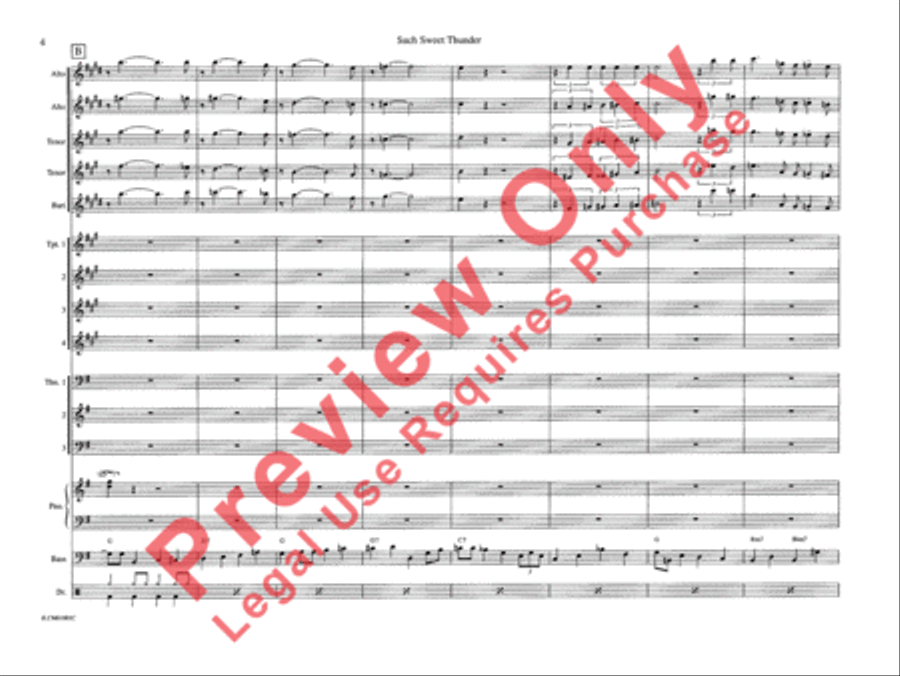 Such Sweet Thunder (from Such Sweet Thunder) Jazz Ensemble scores gallery preview page 9