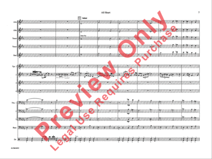 All Heart (from Portrait of Ella Fitzgerald) Jazz Ensemble scores gallery preview page 12