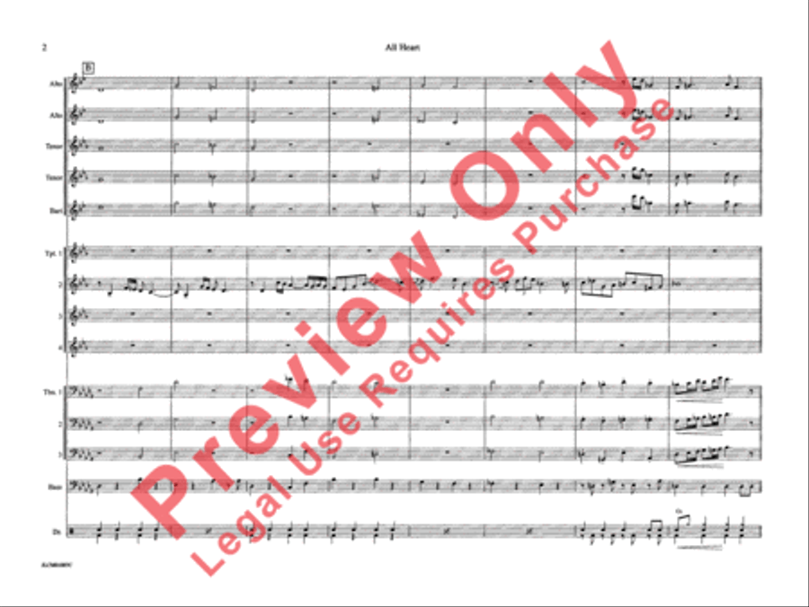 All Heart (from Portrait of Ella Fitzgerald) Jazz Ensemble scores gallery preview page 7