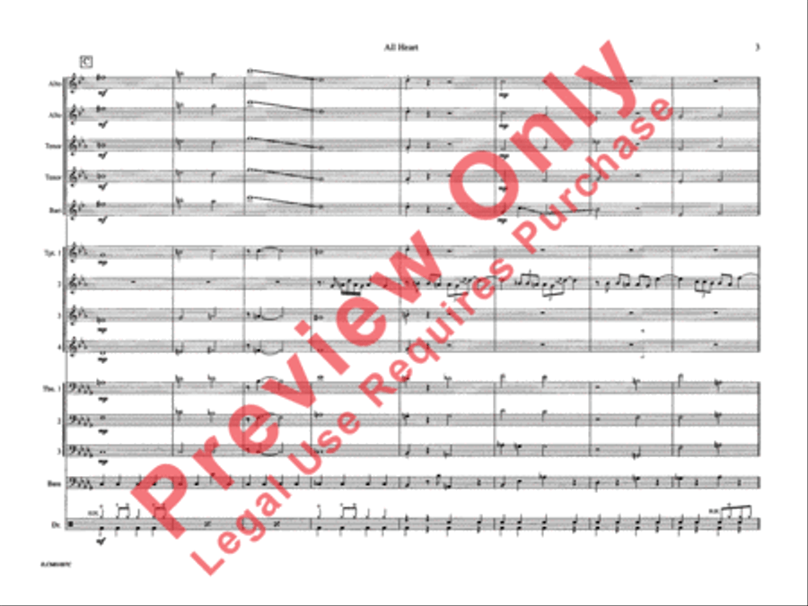 All Heart (from Portrait of Ella Fitzgerald) Jazz Ensemble scores gallery preview page 8