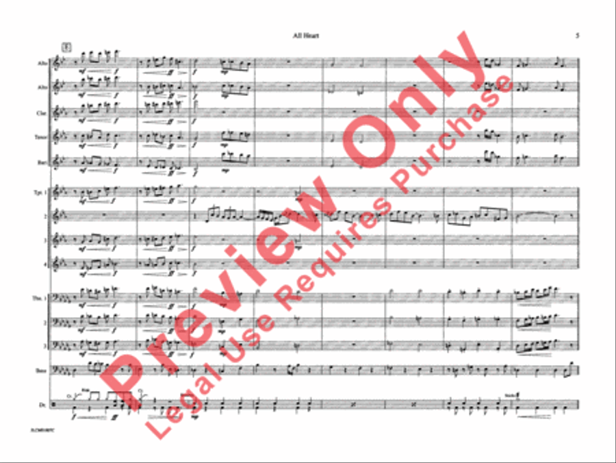 All Heart (from Portrait of Ella Fitzgerald) Jazz Ensemble scores gallery preview page 10