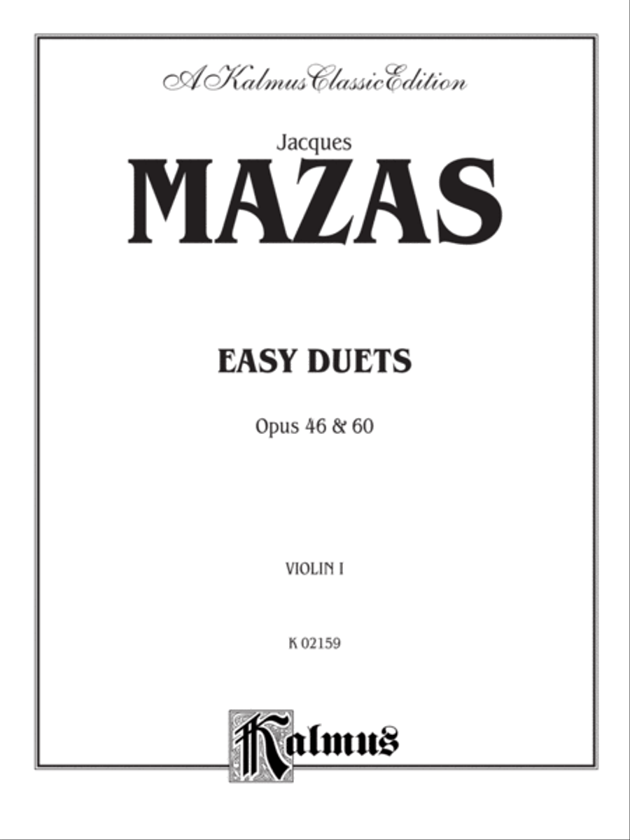 EASY DUETS Opus 40 & 60 - for Two Violins String Duet scores gallery preview page 2