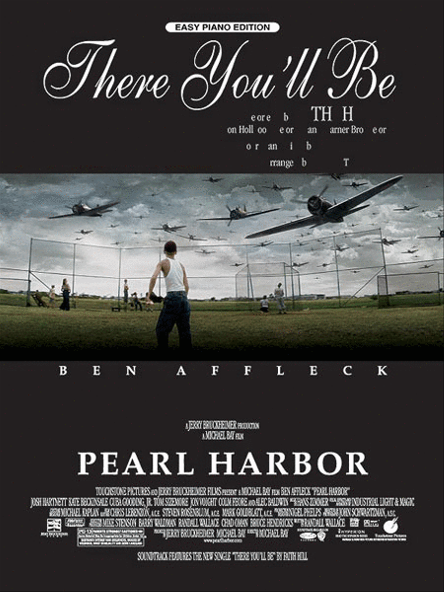 There You'll Be (from Pearl Harbor) Easy Piano scores gallery preview page 1
