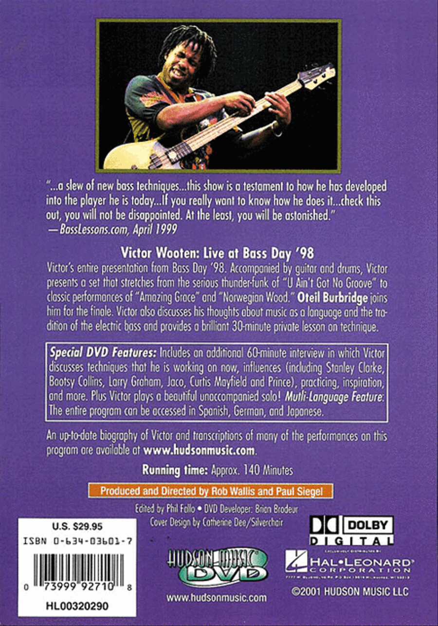 Victor Wooten DVD scores gallery preview page 2