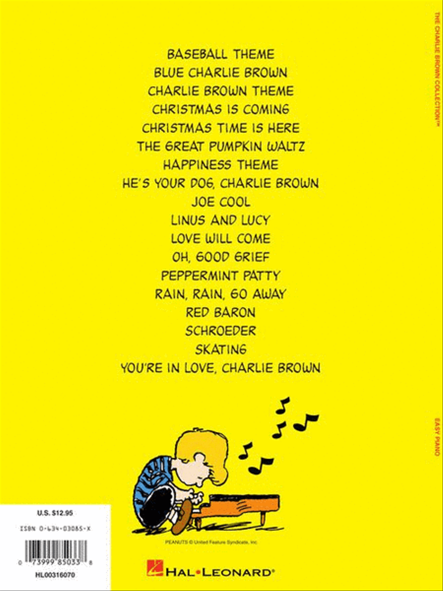 The Charlie Brown Collection™ Easy Piano scores gallery preview page 9