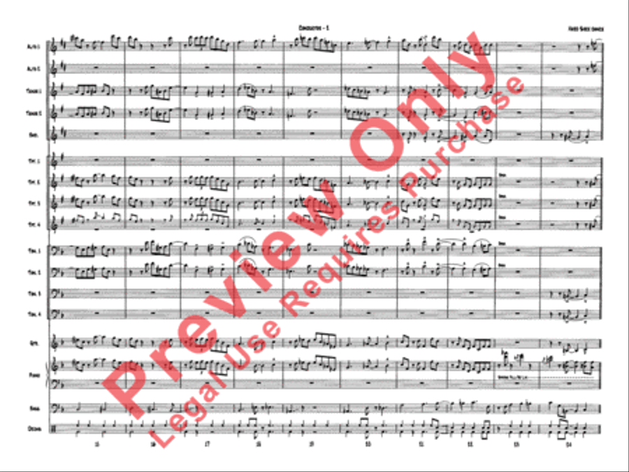 Hard Sock Dance by Quincy Jones Jazz Ensemble - Sheet Music page 4