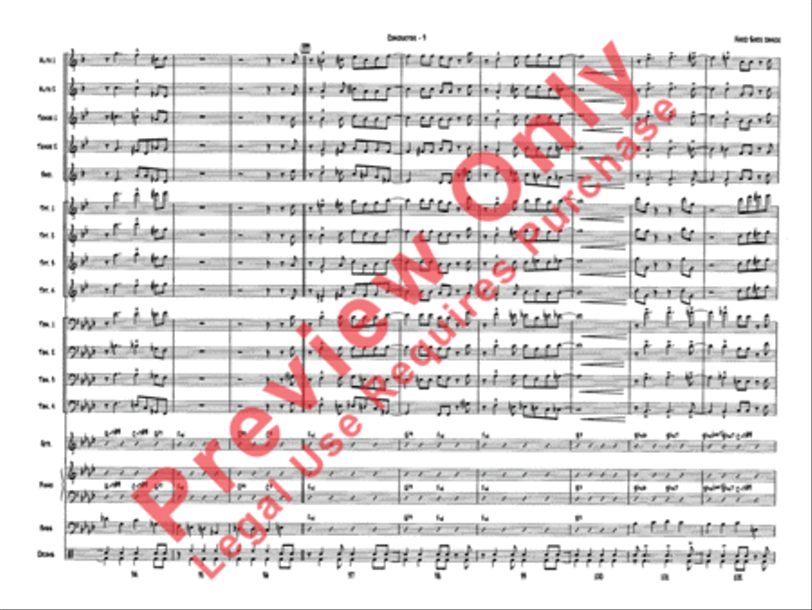 Hard Sock Dance by Quincy Jones Jazz Ensemble - Sheet Music page 11