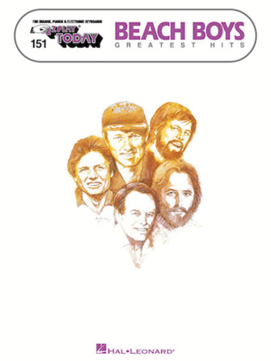 E-Z Play Today #151 - Beach Boys Greatest Hits by The Beach Boys Voice - Sheet Music