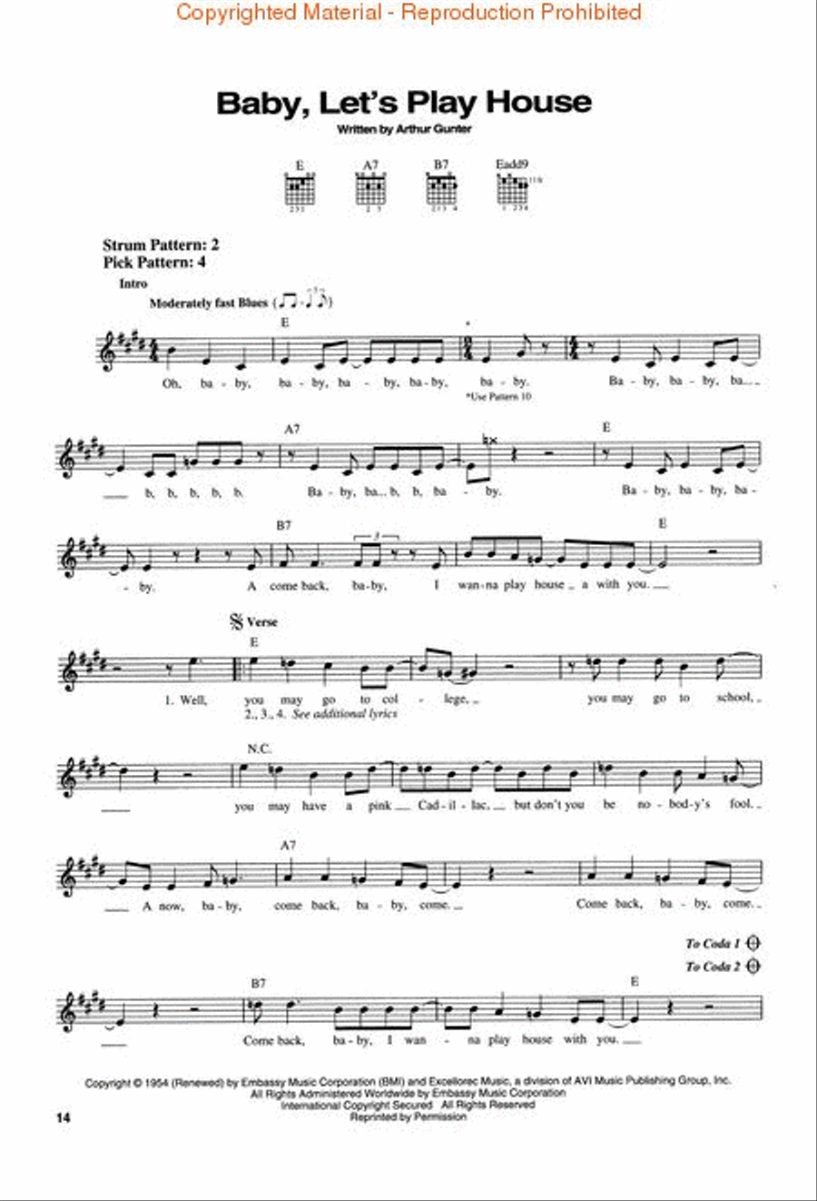 The Elvis Book The Elvis Book Electric Guitar scores gallery preview page 3