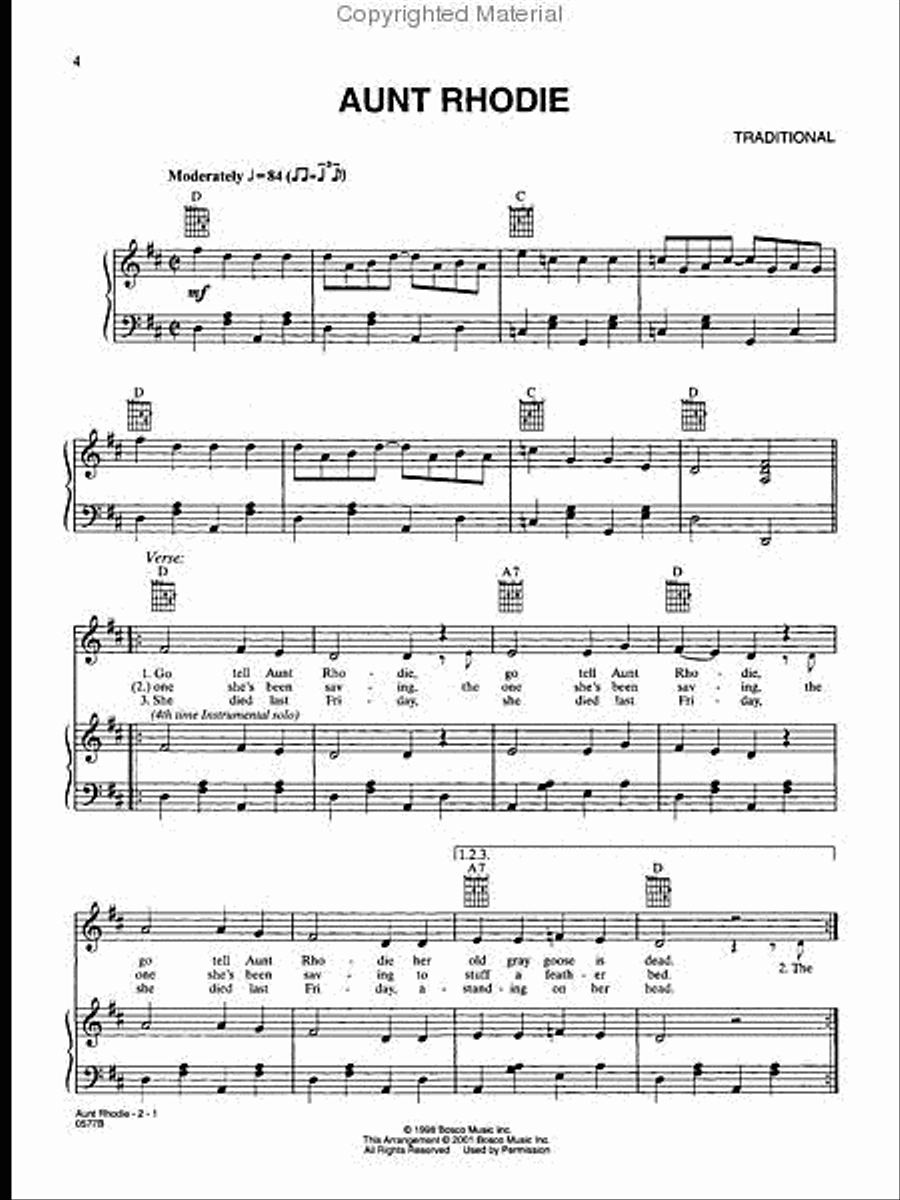 100 Songs for Kids (Sing-Along Favorites) Piano, Vocal, Guitar scores gallery preview page 5