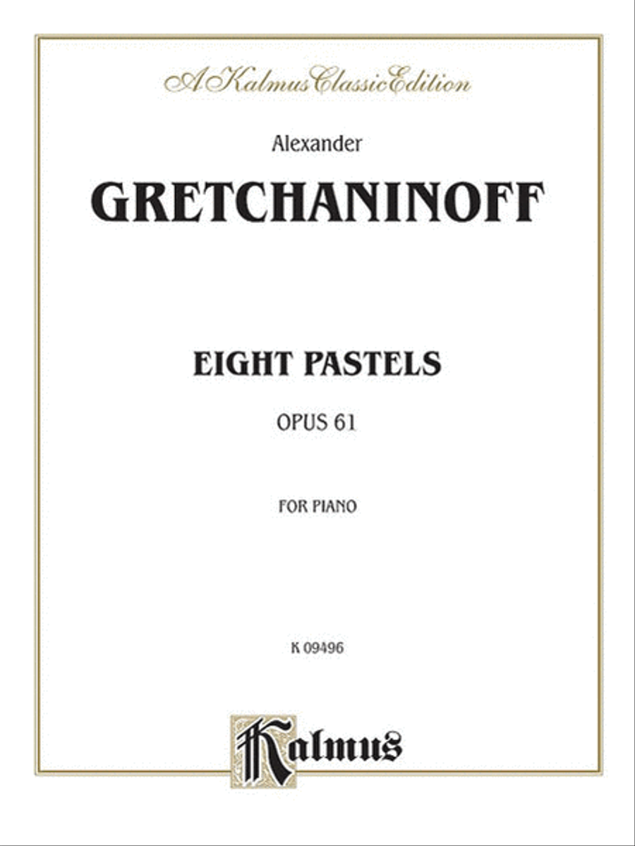 8 Pastels, Op 61 8 Pastels, Op 61 Small Ensemble scores gallery preview page 1