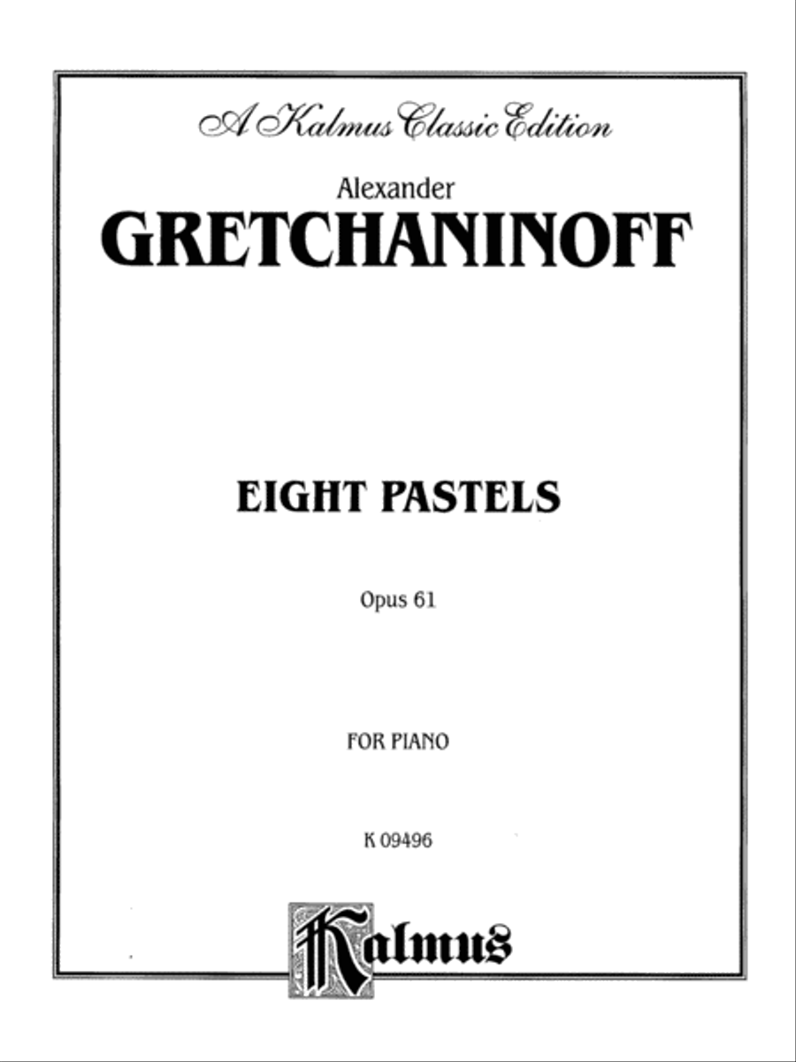8 Pastels, Op 61 8 Pastels, Op 61 Small Ensemble scores gallery preview page 2