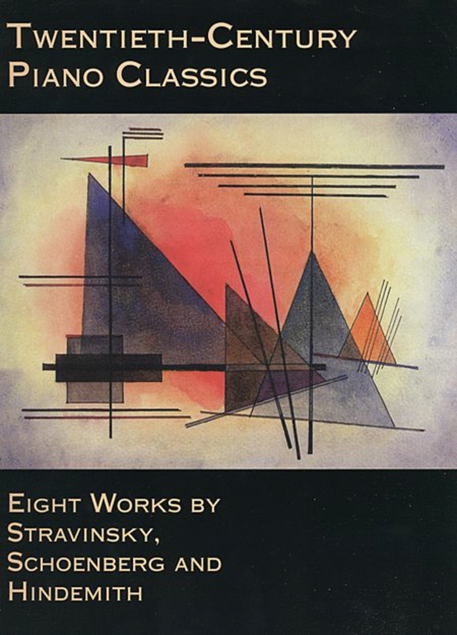 Twentieth-Century Piano Classics -- Eight Works by Stravinsky, Schoenberg and Hindemith Piano Solo scores gallery preview page 1