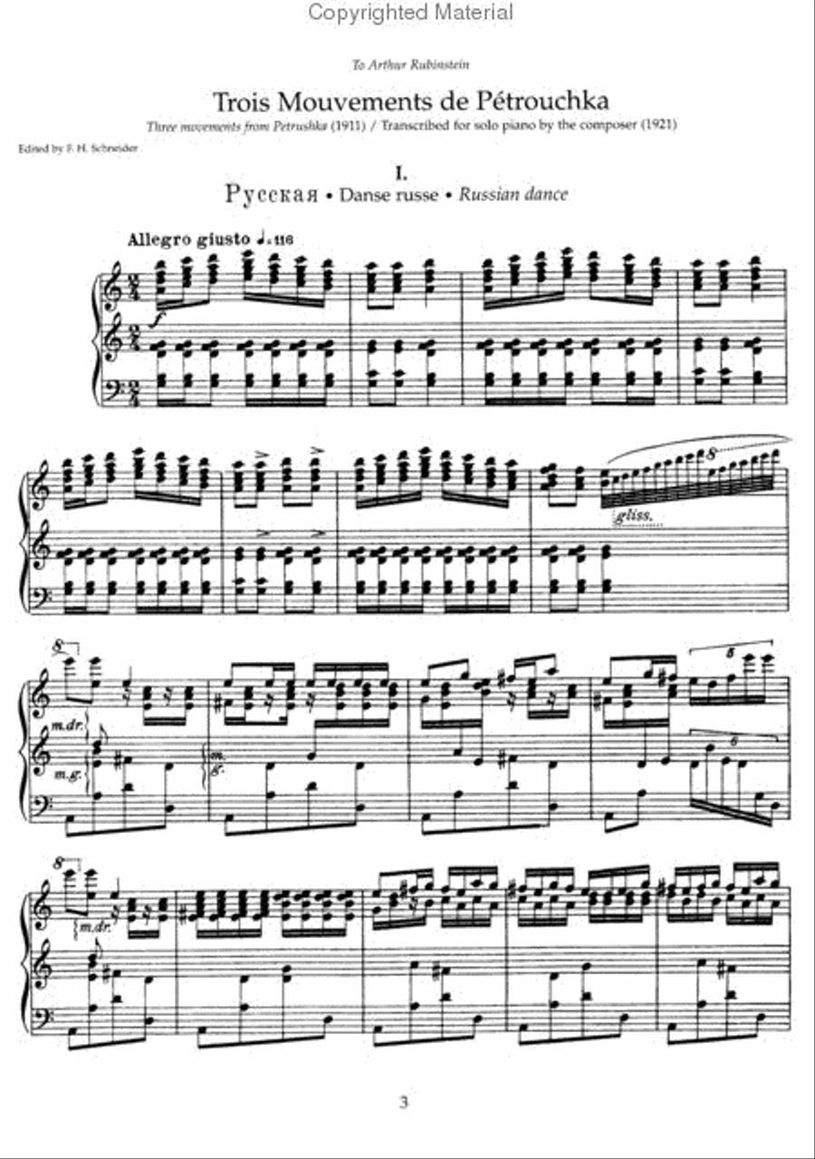 Twentieth-Century Piano Classics -- Eight Works by Stravinsky, Schoenberg and Hindemith Piano Solo scores gallery preview page 4