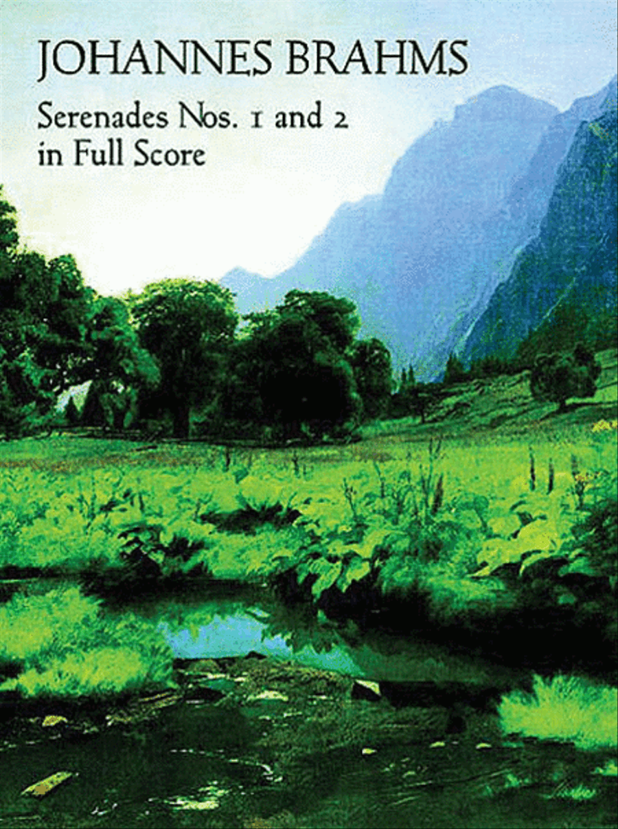 Serenades Nos. 1 and 2 in Full Score Full Orchestra scores gallery preview page 1