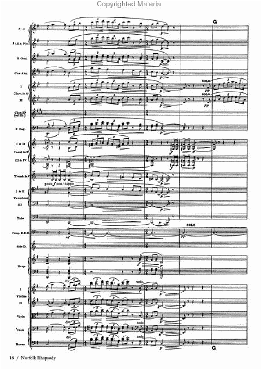 Fantasia on a Theme by Thomas Tallis and Other Works for Orchestra in Full Score Full Orchestra scores gallery preview page 3