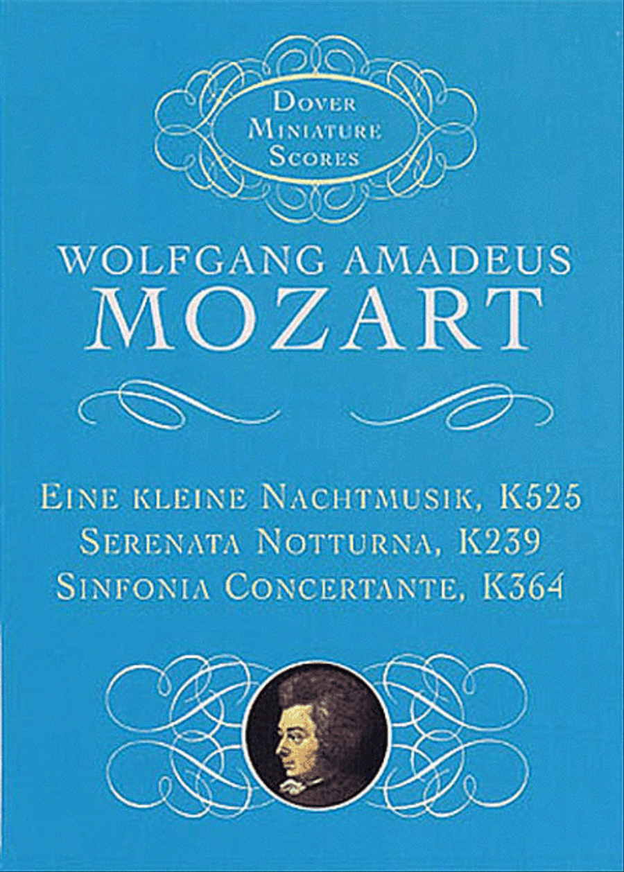 Eine Kleine Nachtmusik, Serenata Notturna, & Sinfonia Concertante Full Orchestra scores gallery preview page 1
