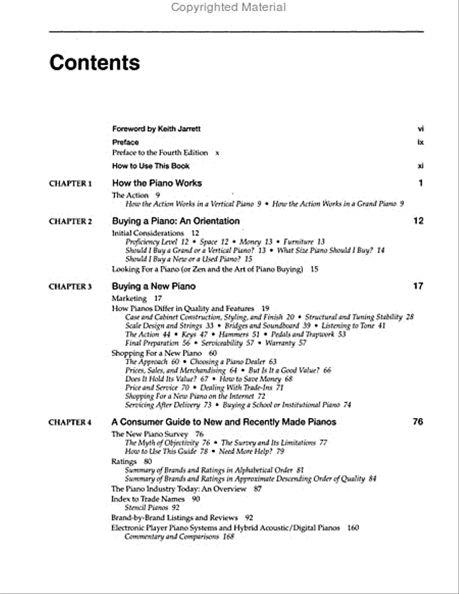 The Piano Book (4th Ed.)