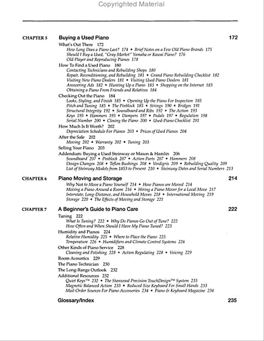 The Piano Book (4th Ed.)