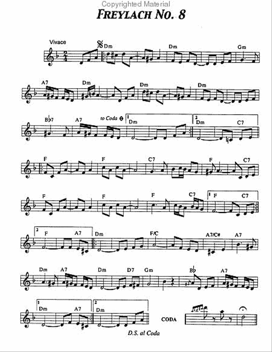 The Big Klezmer Fake Book Flute Solo scores gallery preview page 4