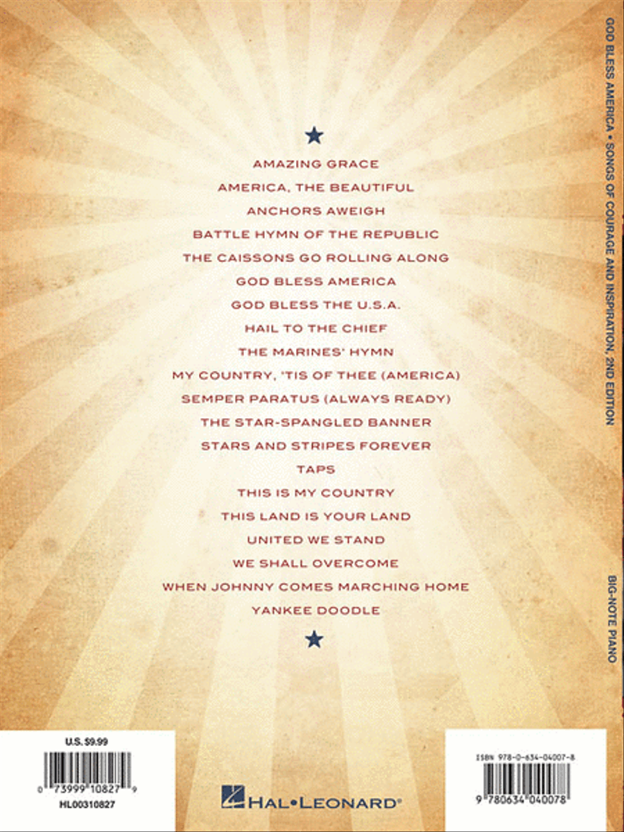 God Bless America® – 2nd Edition Easy Piano scores gallery preview page 2