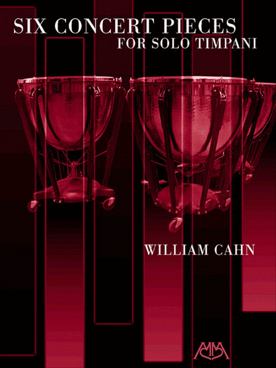 Six Concert Pieces for Solo Timpani Percussion scores gallery preview page 1