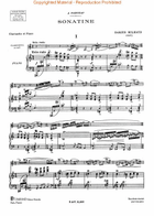 Sonatine Clarinet Solo scores gallery preview page 3