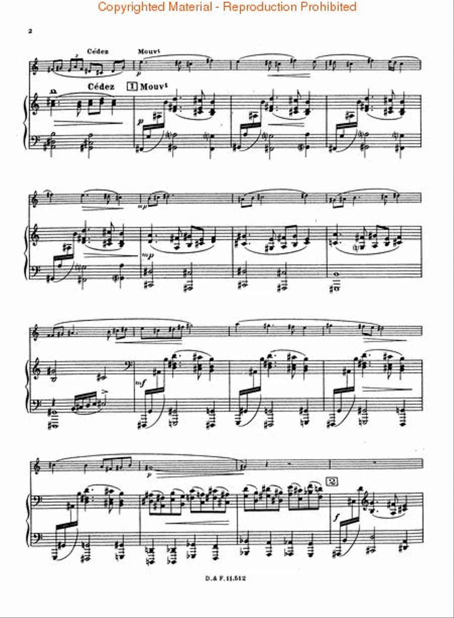Sonatine Clarinet Solo scores gallery preview page 4