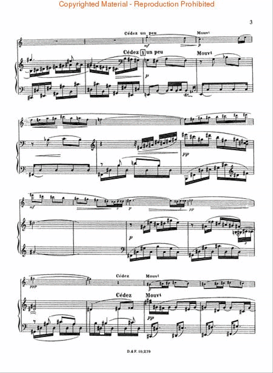 Sonatine Flute Solo scores gallery preview page 3