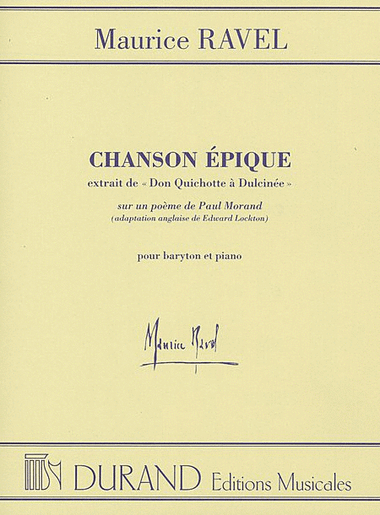 Chanson Épique (Original Key)