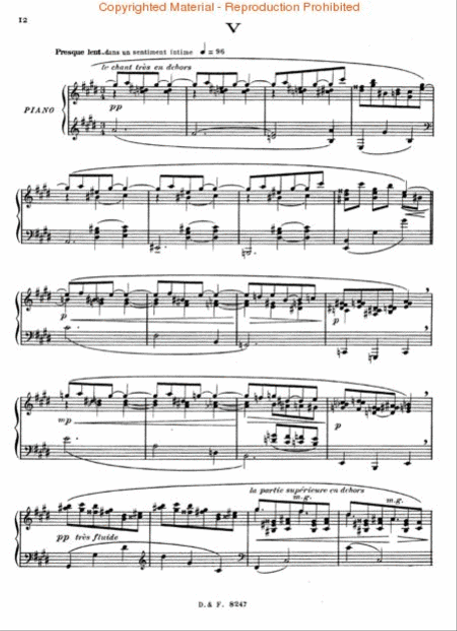 Valses Nobles et Sentimentales Piano Solo scores gallery preview page 3