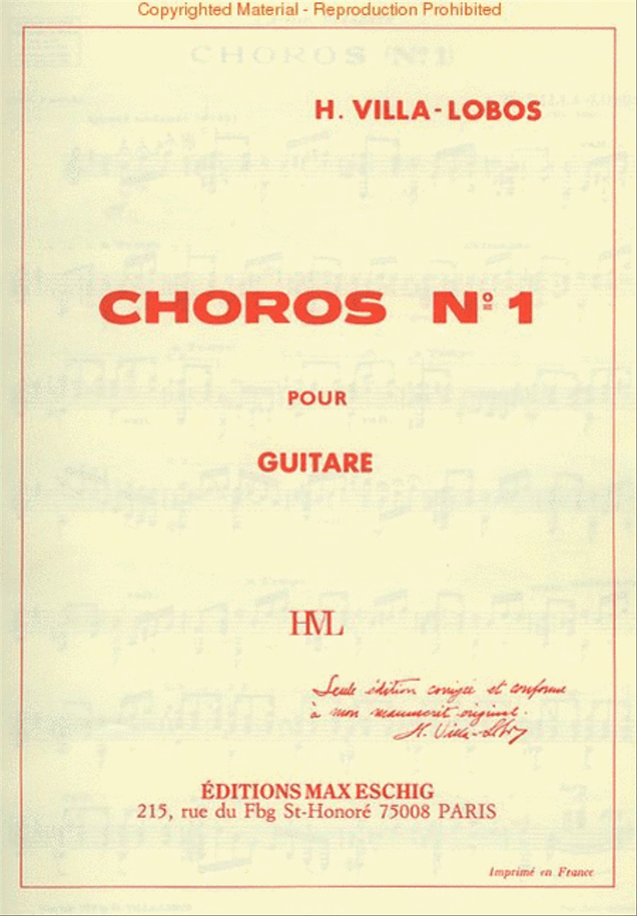 Choros No. 1 Choros No. 1 Acoustic Guitar scores gallery preview page 2