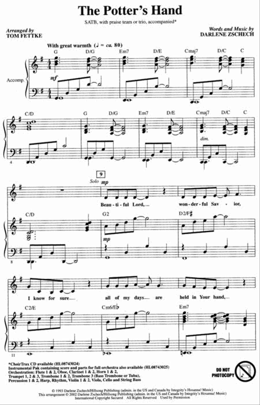 The Potter's Hand 4-Part scores gallery preview page 2