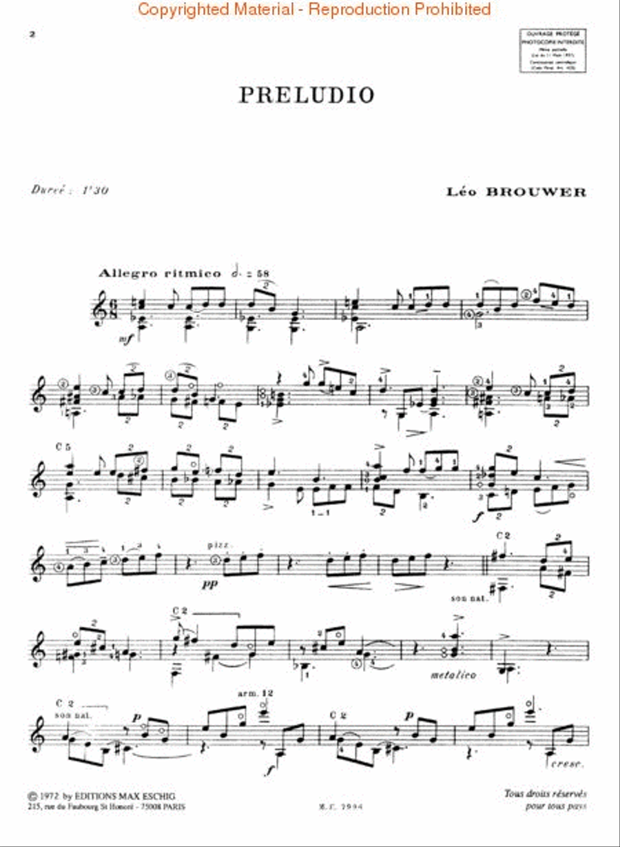 Preludio Preludio Lute scores gallery preview page 2
