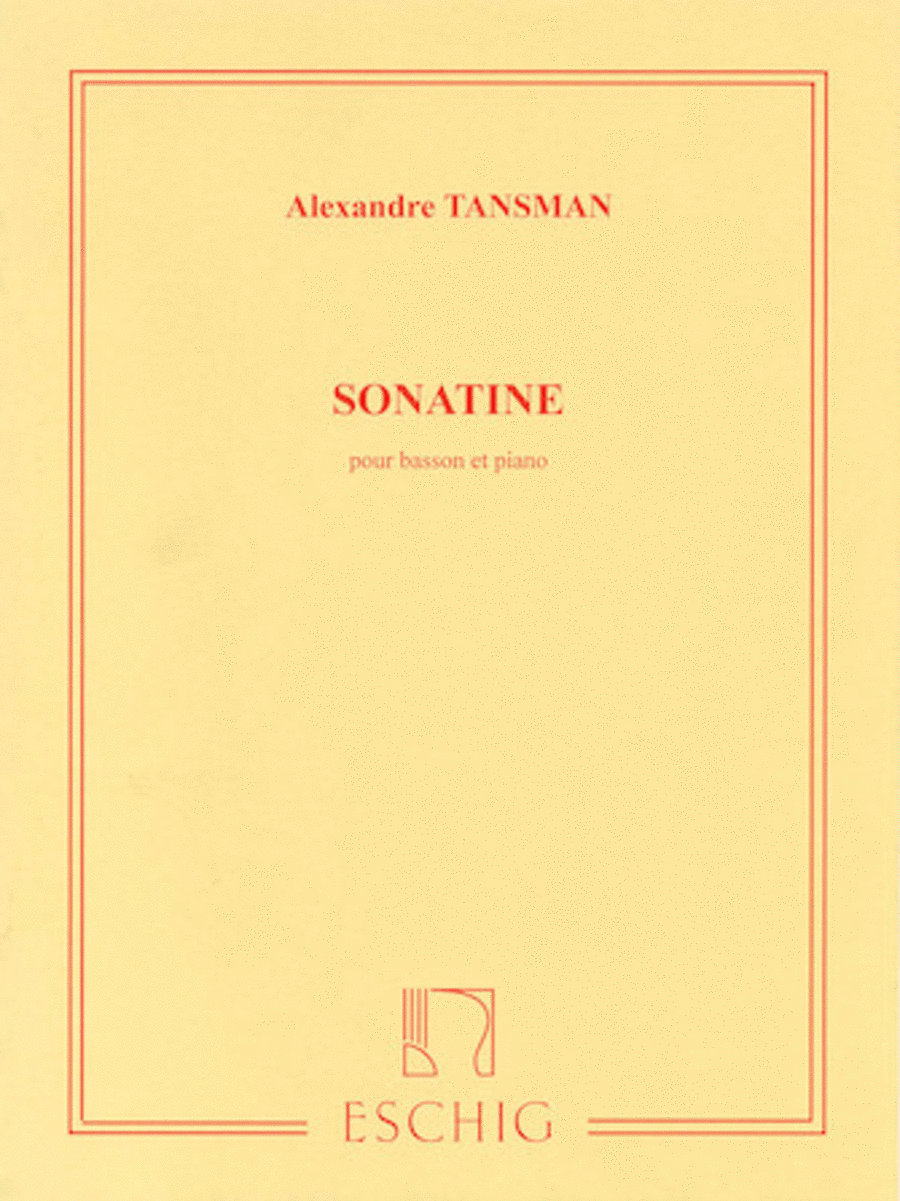 Sonatine Bassoon Solo scores gallery preview page 1