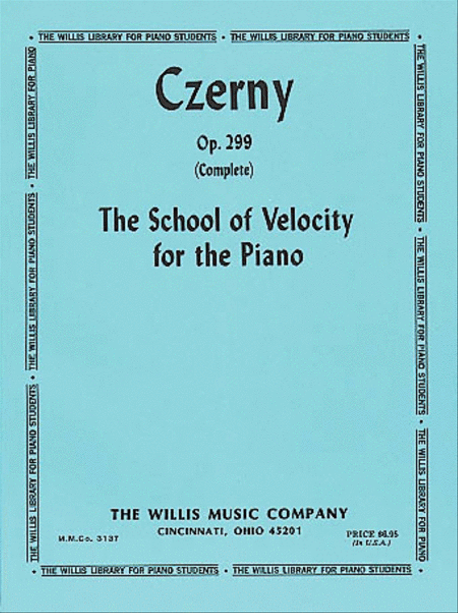 School of Velocity, Op. 299 Piano Method scores gallery preview page 1