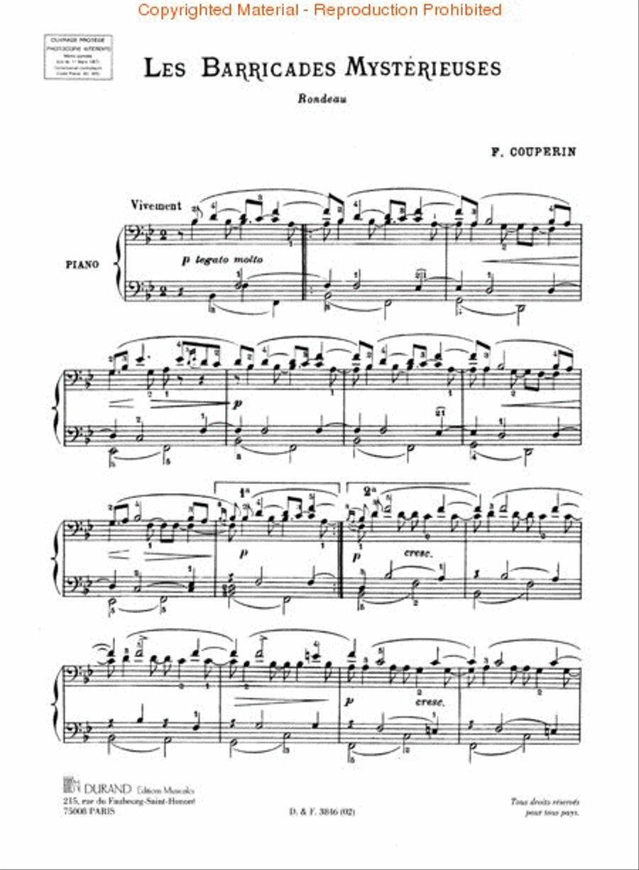 Barricades Mysterieuses Piano Solo scores gallery preview page 2