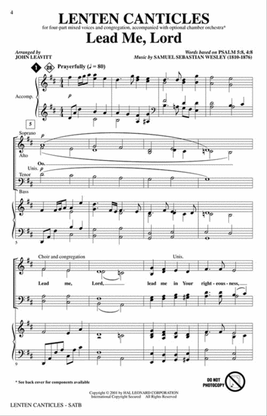 Lenten Canticles Choir scores gallery preview page 3