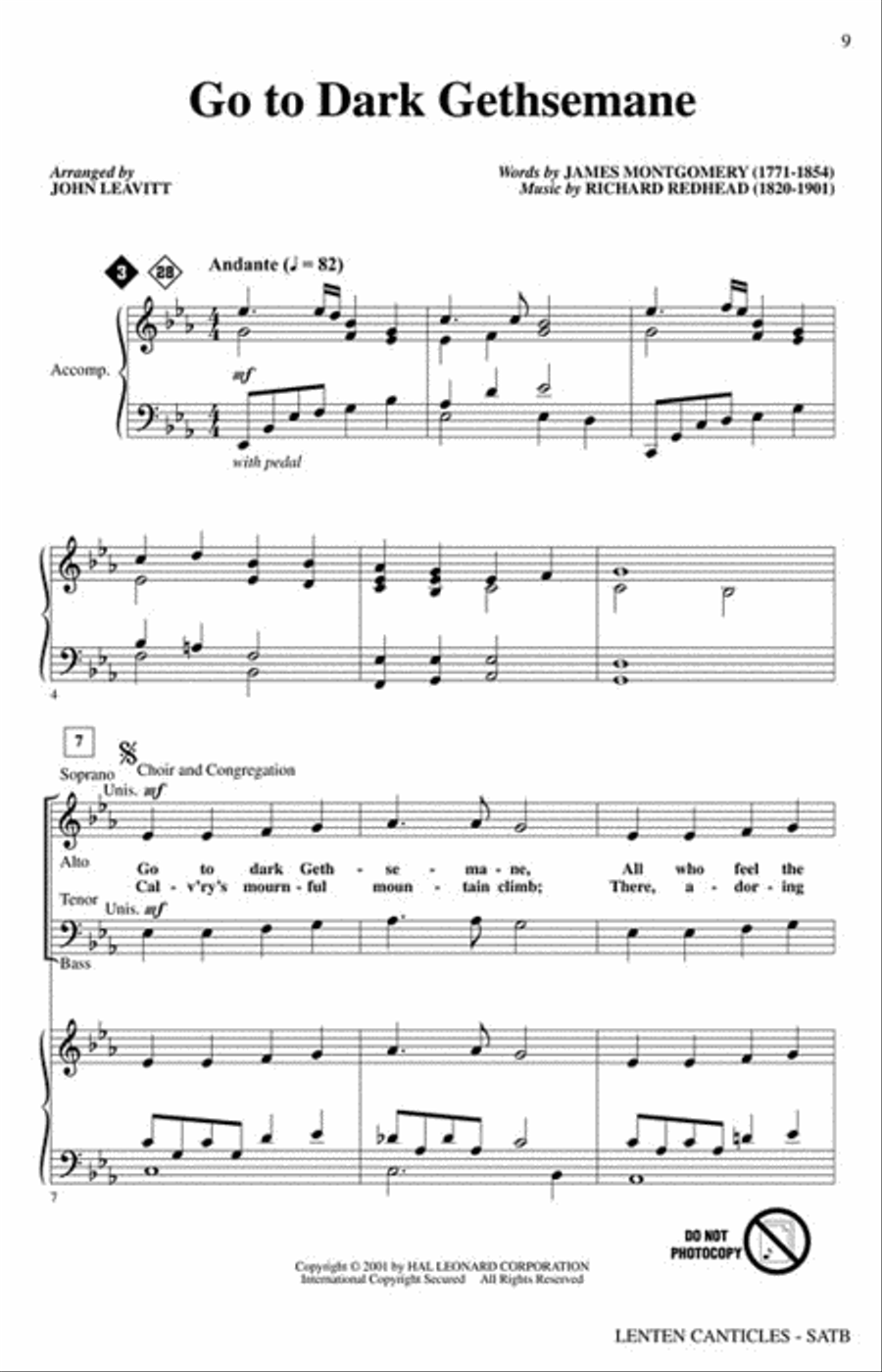 Lenten Canticles Choir scores gallery preview page 4