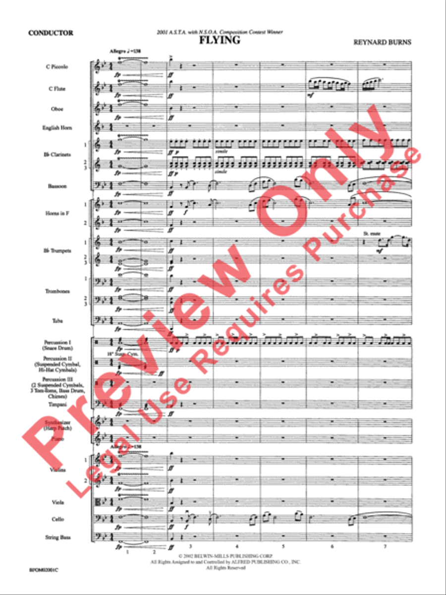Flying Flying Full Orchestra scores gallery preview page 4