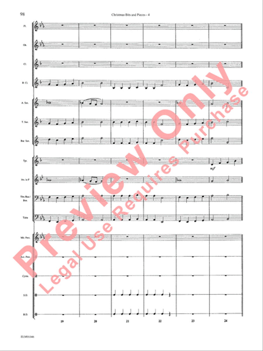 Belwin Beginning Band, Book 1 Concert Band scores gallery preview page 102