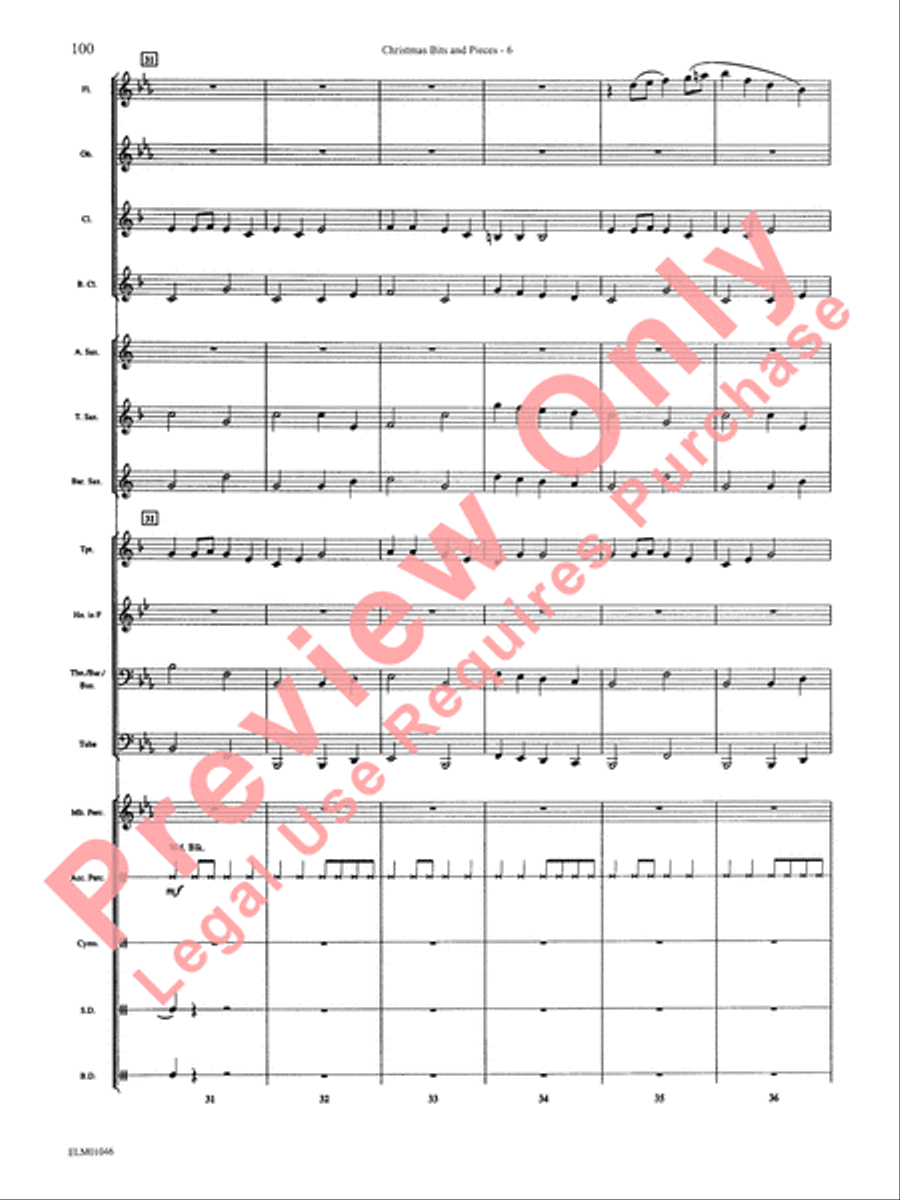 Belwin Beginning Band, Book 1 Concert Band scores gallery preview page 104