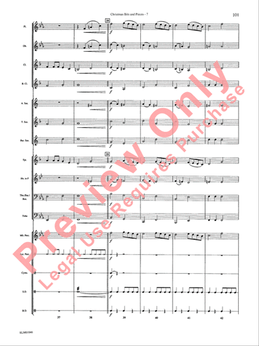 Belwin Beginning Band, Book 1 Concert Band scores gallery preview page 105