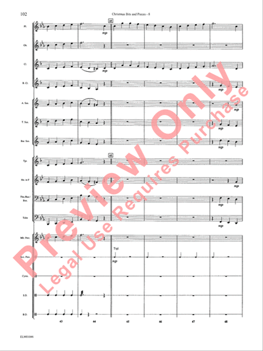 Belwin Beginning Band, Book 1 Concert Band scores gallery preview page 106